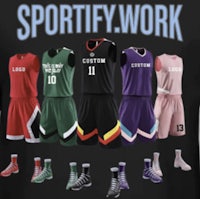 sporty work basketball uniforms t - shirt